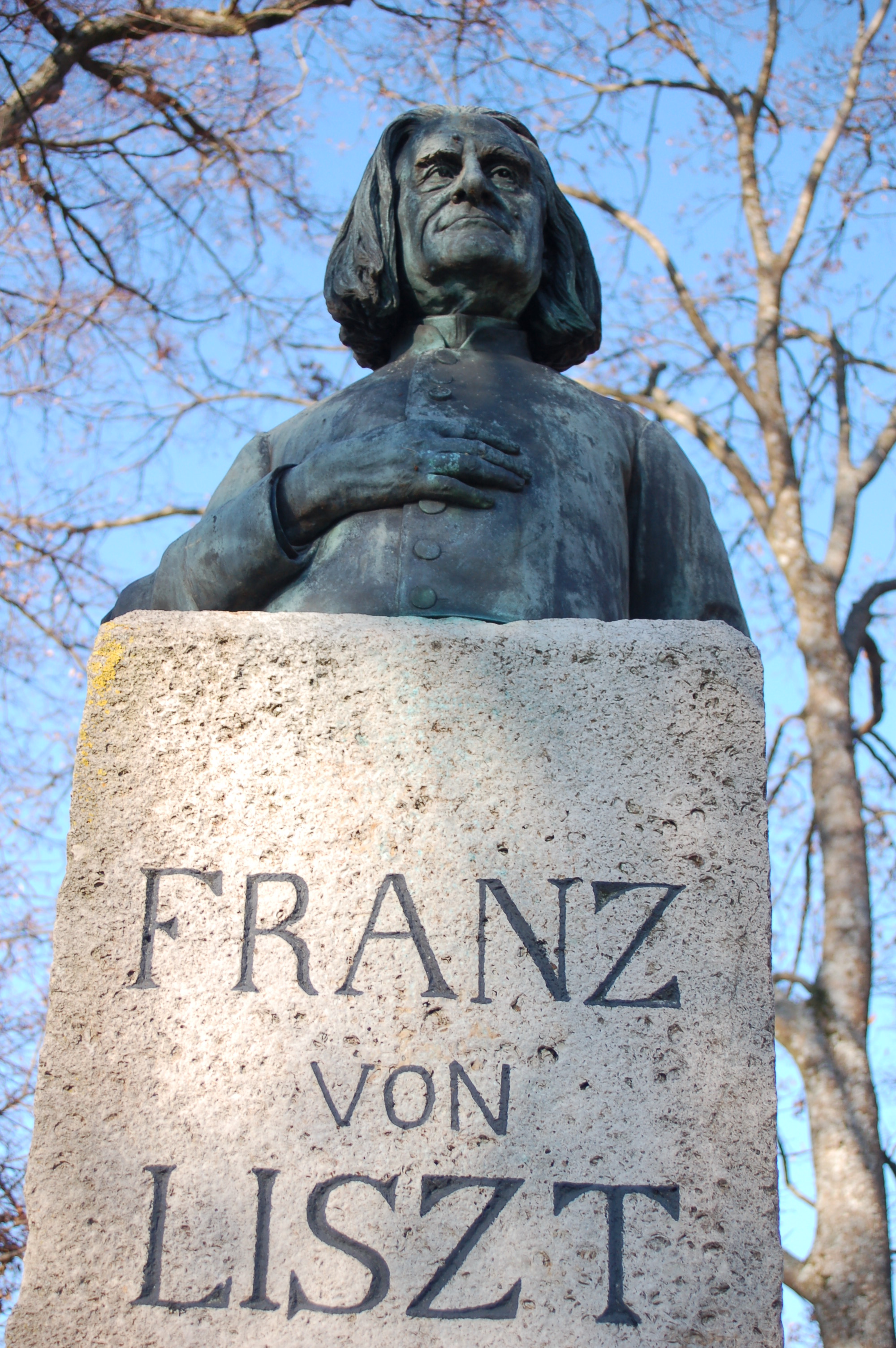 Franz Liszt Denkmal von 1884